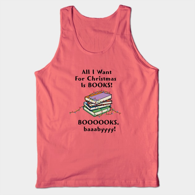 Books for christmas Tank Top by angiedf28